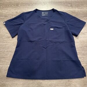 Figs‎ Shirt Womens Large Catarina Scrubs Technical Collection Medical Hospital